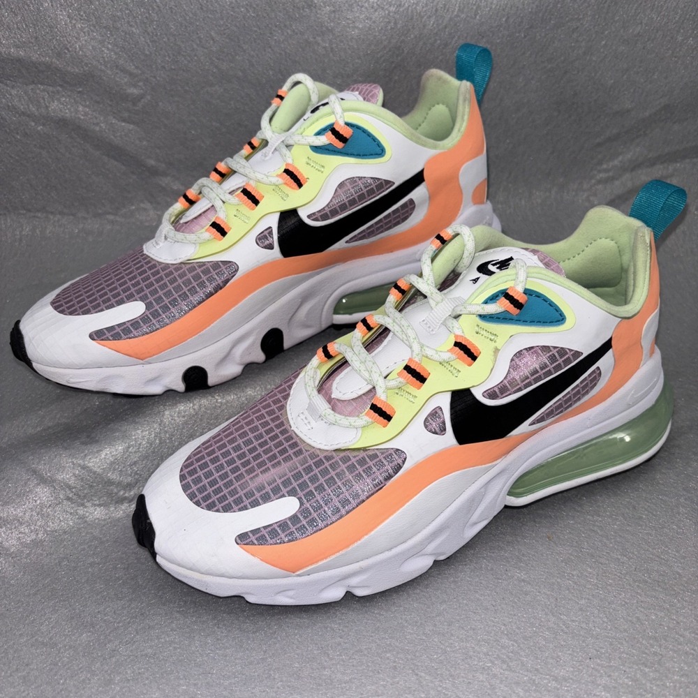 Nike Women's 5.5 Air Max 270 React SE Light Arctic Pink CJ0620-600 New Condition